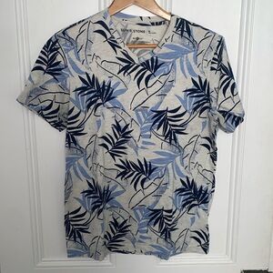 Sun + Stone Men's Tropical Print T-Shirt, Created for Macy's